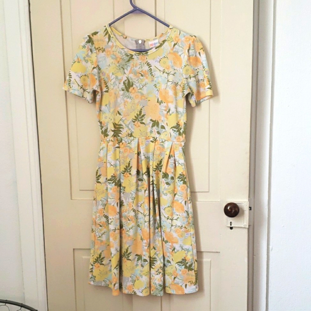 Pastel Floral LuLa Roe Dress